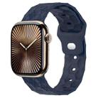 Football Texture Silicone Watch Band For Apple Watch Series 10 42mm(Midnight Blue) - 1