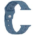 Football Texture Silicone Watch Band For Apple Watch Series 10 46mm(Blue) - 3