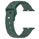 Football Texture Silicone Watch Band For Apple Watch Series 10 46mm(Pine Green) - 3