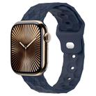 Football Texture Silicone Watch Band For Apple Watch Series 10 46mm(Midnight Blue) - 1