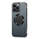 For iPhone 12 Pro Max MagSafe Magnetic Metal Cooling Phone Case(Black) - 1