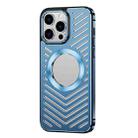 For iPhone 13 Pro Max MagSafe Magnetic Metal Cooling Phone Case(Sierra Blue) - 1