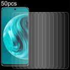 For Huawei Enjoy 70X 50pcs 0.26mm 9H 2.5D Tempered Glass Film - 1