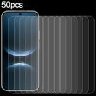 For Huawei nova 14 50pcs 0.26mm 9H 2.5D Tempered Glass Film - 1