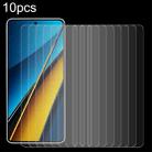 For Xiaomi Poco X6 Neo 10pcs 0.26mm 9H 2.5D Tempered Glass Film - 1