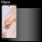 For Xiaomi Redmi 13 4G / Note 13R 10pcs 0.26mm 9H 2.5D Tempered Glass Film - 1