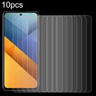 For Xiaomi Poco M6 4G 10pcs 0.26mm 9H 2.5D Tempered Glass Film - 1