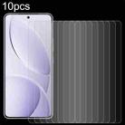 For Xiaomi Redmi K80 / K80 Pro 10pcs 0.26mm 9H 2.5D Tempered Glass Film - 1