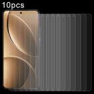 For Xiaomi Poco F7 Pro 10pcs 0.26mm 9H 2.5D Tempered Glass Film - 1