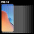 For Xiaomi Redmi 12 50pcs 0.26mm 9H 2.5D Tempered Glass Film - 1