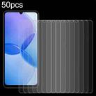 For Xiaomi Redmi 13R / 14C 4G / Poco M6 50pcs 0.26mm 9H 2.5D Tempered Glass Film - 1