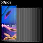 For Xiaomi Poco M6 Pro 5G 50pcs 0.26mm 9H 2.5D Tempered Glass Film - 1