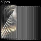 For Xiaomi Poco F6 Pro / Poco F6 5G 50pcs 0.26mm 9H 2.5D Tempered Glass Film - 1