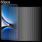 For Xiaomi Redmi Turbo 4 50pcs 0.26mm 9H 2.5D Tempered Glass Film - 1