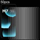 For Xiaomi Poco M7 5G 50pcs 0.26mm 9H 2.5D Tempered Glass Film - 1