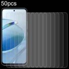 For Redmi 15C 5G 173.1mm 50pcs 0.26mm 9H 2.5D Tempered Glass Film - 1