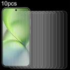 For vivo X200 FE 10pcs 0.26mm 9H 2.5D Tempered Glass Film - 1