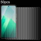 For vivo iQOO Z9 50pcs 0.26mm 9H 2.5D Tempered Glass Film - 1