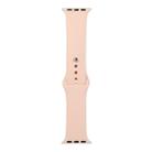 For Apple Watch Series 8&7 41mm / SE 2&6&SE&5&4 40mm / 3&2&1 38mm Silicone Watch Band, Long Section (Men)(Grapefruit) - 1