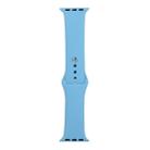 For Apple Watch Ultra 49mm / Series 8&7 45mm / SE 2&6&SE&5&4 44mm / 3&2&1 42mm Silicone Watch Band, Long Section (Men)(Chrysanthemum) - 1