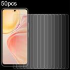 For vivo Y28 4G / Y19s 50pcs 0.26mm 9H 2.5D Tempered Glass Film - 1