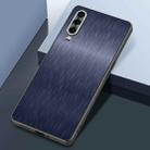 For Huawei P30 Rain Silk Texture Shockproof Phone Case(Blue) - 1