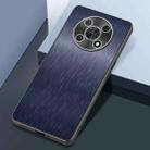 For Huawei Enjoy 50 Pro Rain Silk Texture Shockproof Phone Case(Blue) - 1