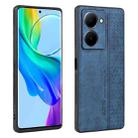 For vivo Y78 AZNS 3D Embossed Skin Feel Phone Case(Sapphire Blue) - 1