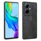 For vivo Y78+ AZNS 3D Embossed Skin Feel Phone Case(Black) - 1