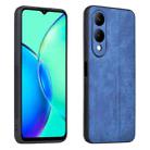 For vivo Y17S AZNS 3D Embossed Skin Feel Phone Case(Sapphire Blue) - 1