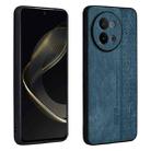 For vivo S18e AZNS 3D Embossed Skin Feel Phone Case(Dark Green) - 1