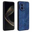 For vivo S18e AZNS 3D Embossed Skin Feel Phone Case(Sapphire Blue) - 1