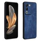 For vivo V29e 5G / Y200 5G AZNS 3D Embossed Skin Feel Phone Case(Sapphire Blue) - 1