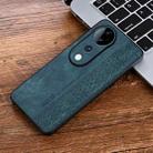 For vivo S19 Pro AZNS 3D Embossed Skin Feel Phone Case(Dark Green) - 2