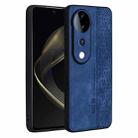 For vivo S19 Pro AZNS 3D Embossed Skin Feel Phone Case(Sapphire Blue) - 1