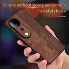 For vivo S19 Pro AZNS 3D Embossed Skin Feel Phone Case(Brown) - 3
