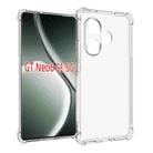 For Realme GT Neo6 SE Shockproof Non-slip Thickening TPU Phone Case(Transparent) - 1