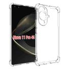 For Huawei nova 11 Pro Shockproof Non-slip Thickening TPU Phone Case(Transparent) - 1