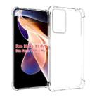 For Xiaomi Redmi Note 11 Pro / 12 Pro 4G Shockproof Non-slip Thickening TPU Phone Case(Transparent) - 1