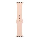 For Apple Watch Series 9&8&7 41mm / SE 3&SE 2&6&SE&5&4 40mm / 3&2&1 38mm Silicone Watch Band, Short Section (Female)(Grapefruit) - 1