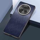 For Honor Magic5 Rain Silk Texture Shockproof Phone Case(Blue) - 1