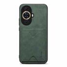 For Huawei nova 11 Pro / 11 Ultra Denior PU Back Cover Card Slot Holder Phone Case(Green) - 1