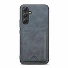 For Samsung Galaxy A24 5G Denior PU Back Cover Card Slot Holder Phone Case(Grey) - 1