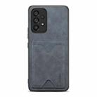 For Samsung Galaxy A23 5G Denior PU Back Cover Card Slot Holder Phone Case(Grey) - 1