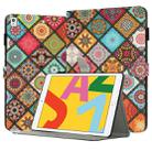 For iPad 10.2 2021 / 2020 Painted Leather Smart Tablet Case(Ethnic Style) - 1