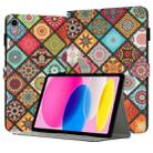 For iPad 10th Gen 10.9 2022 Painted Leather Smart Tablet Case(Ethnic Style) - 1