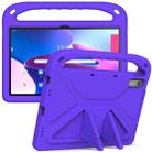 For Lenovo Tab P11 Gen 2 11.5 Handle EVA Shockproof Tablet Case with Holder(Purple) - 1