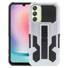 For Samsung Galaxy A24 All Inclusive Double-color TPU + PC Phone Case(Silver White) - 1