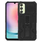 For Samsung Galaxy A24 All Inclusive Double-color TPU + PC Phone Case(Black) - 1