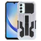 For Samsung Galaxy A54 All Inclusive Double-color TPU + PC Phone Case(Silver White) - 1